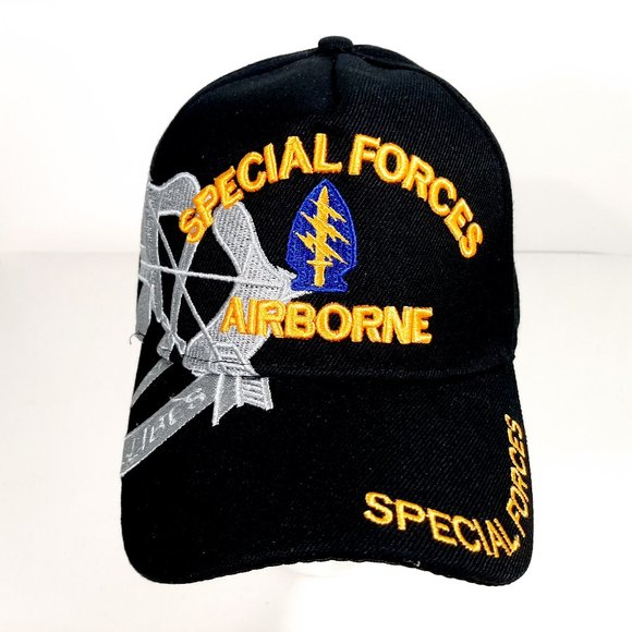 US Army Special Forces Airborne Men's Ball Cap Hat - Picture 1 of 6